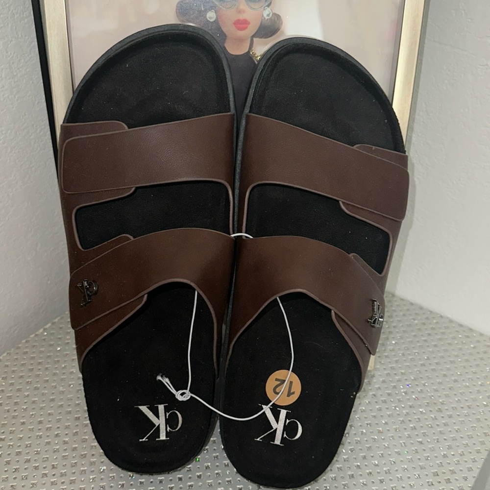 Calvin Klein Jeans Double Band Men's Slides - NWOT